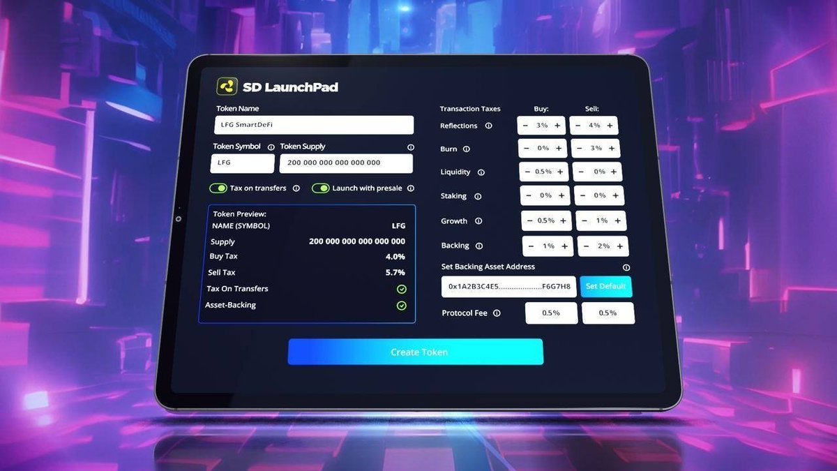 FEGbullish's tweet photo. The ‘SmartDeFi Token Launchpad’ is only weeks away and has the potential to be the number 1 platform in the space 🚀

https://t.co/Zp8qMvM53e 💪🏽❤️🦍

#FEGtoken #SmartDeFi https://t.co/oEs9tZZ4SZ