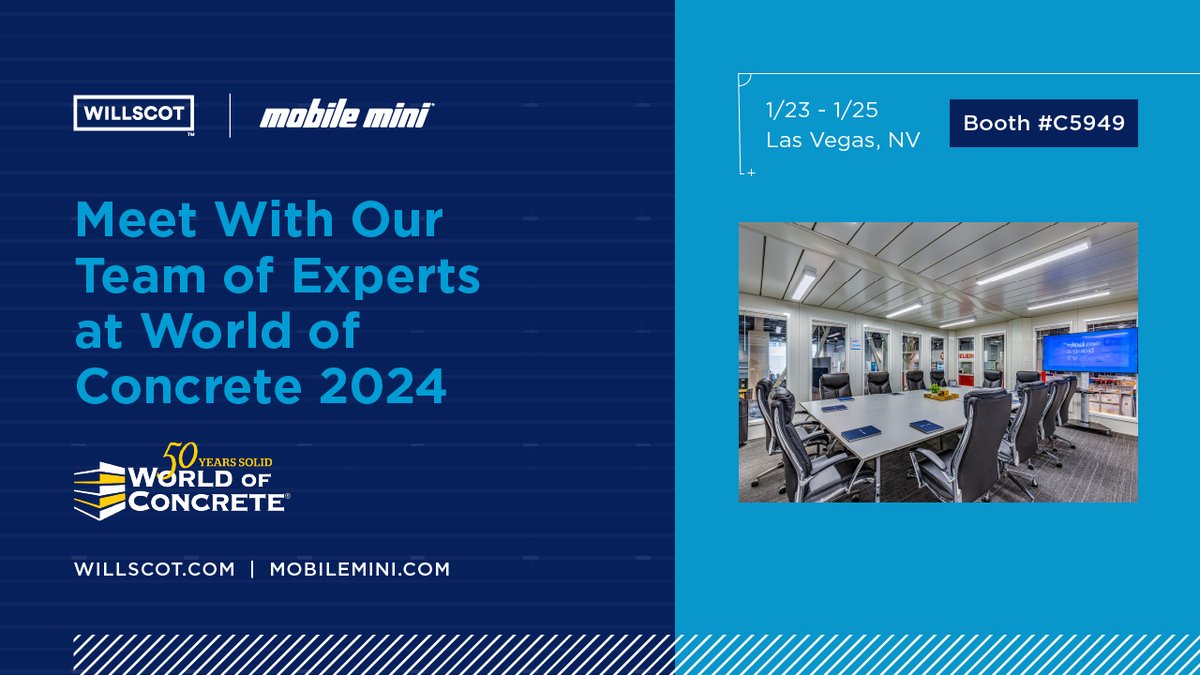 Tomorrow kicks off the start of World of Concrete 2024. Stop by booth C5949 to meet our team of industry experts, discuss your project needs and enter to win raffle prizes: lnkd.in/dPrRrhmX. #woc2024 #woc50 #wsmmreadytowork
