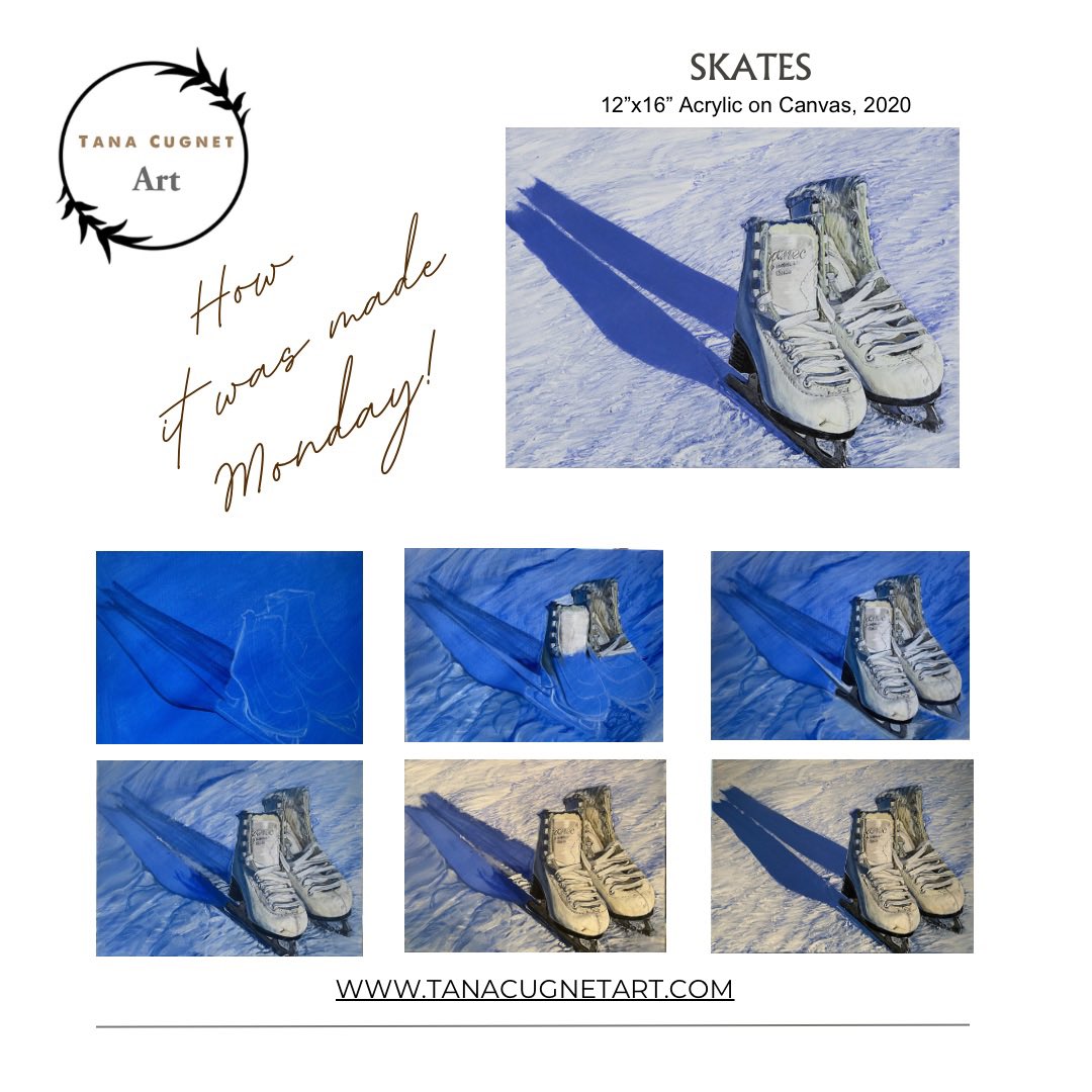 TanaCugnetArt's tweet photo. “Skates”
Started with a base of ultramarine blue for this one & built up the white layers on top of that.
Prints are available. Visit website for sizes & prices https://t.co/OlZOh7MNY2
❄️⛸️❄️
#canadianartist #saskartist #canadianart #saskart #skates #figureskating https://t.co/JSVREgUYcE