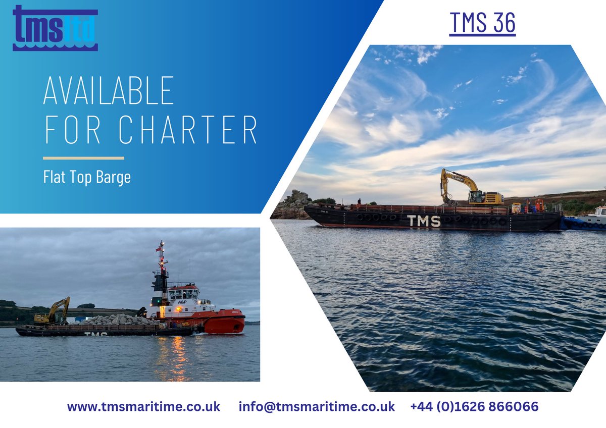 📷NOW AVAILABLE📷
Fresh out of refit!
Two of our flat top barges are now available for hire Seavoyager &amp; TMS 36 for more information get in touch with our office 01626 866066
#marineplanthireukltd #marineplanthire #bargehire #flattoppontoon #bargecharter

marineplanthireltd.co.uk