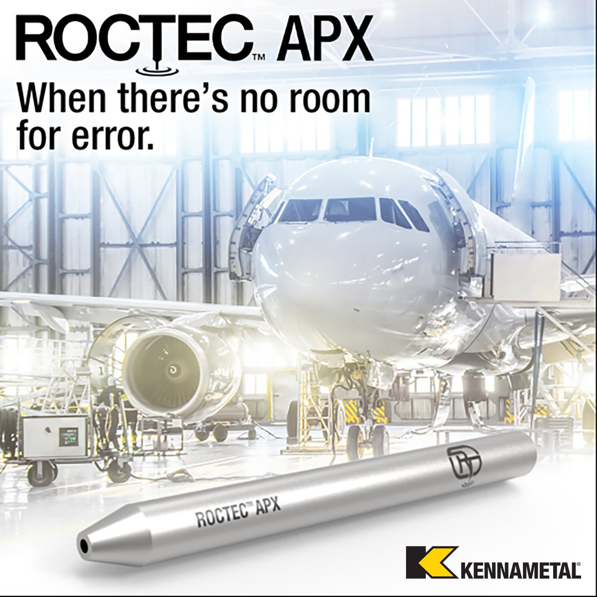 Experience the new standard in #waterjet machining! Roctec™ APX extends abrasive nozzle life as much as 20% over our industry-leading Roctec™ 500. When there's no room for error, Roctec APX is your answer. Learn more: okt.to/wDnBGA #PrecisionCutting #Aerospace