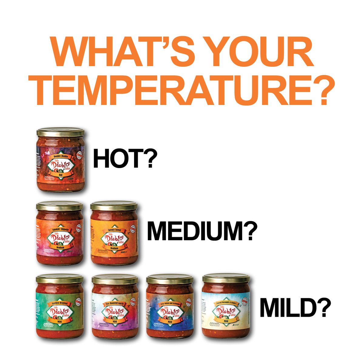 DiabloSalsa's tweet photo. With the recent cold weather, you should consider warming up with one of our all-natural ingredient salsas! https://t.co/dkI6p1QAIo