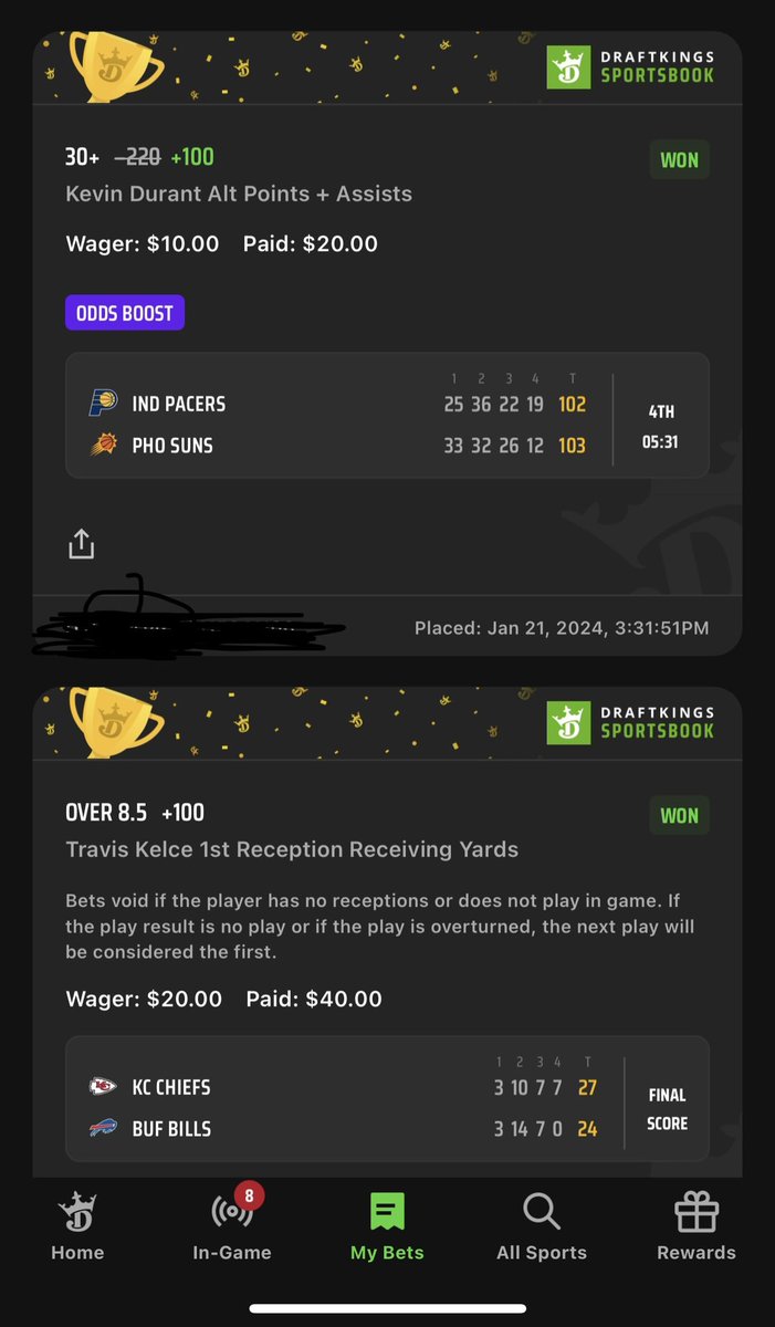 LukeGriffith11's tweet photo. Wasn’t a bad weekend for me 🎰🤑 #ProblemGambler https://t.co/kSy6bzpvXf