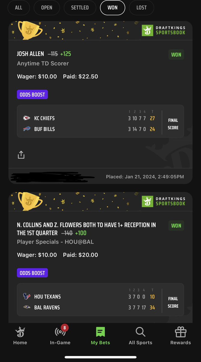 LukeGriffith11's tweet photo. Wasn’t a bad weekend for me 🎰🤑 #ProblemGambler https://t.co/kSy6bzpvXf