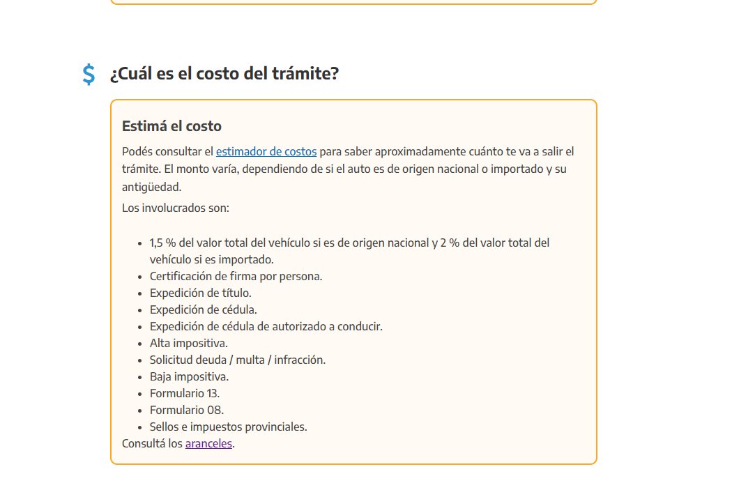 🚗Al CURRO de las concesionarias y planes se los combate con información...

👉El auto patentalo vos
👉Los costos de formularios y demás que te piden, está inflado nivel Dios
👇Acá te dejo el calculador de costos reales de la DNRPA y algunos formularios
www2.jus.gov.ar/dnrpa-site/#!/…