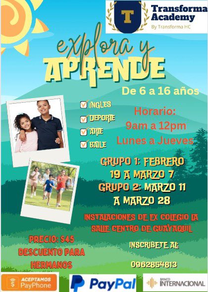 lizcevallos88's tweet image. Campamento vacacional🥳