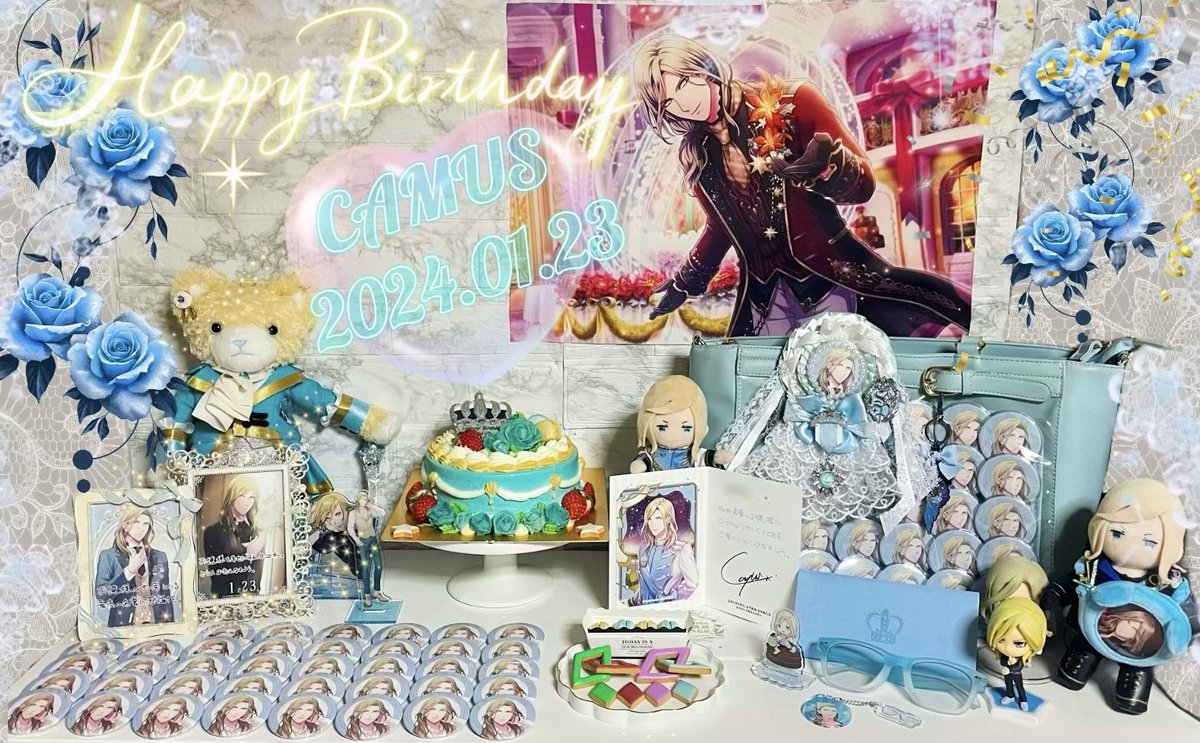 FryToTheFuture's tweet image. ¸.•*´¨`*•.¸¸.•·̩͙✧*･٭☾·̩͙⋆•.¸¸.•*´¨`*•.¸
                           👑
　　　✨LOVE My Prince ✨
                  ❄️CAMUS❄️
　　　　𝐇𝐚𝐩𝐩𝐲 𝐁𝐢𝐫𝐭𝐡𝐝𝐚𝐲

 ✼••┈┈┈┈••✼🩵✼••┈┈┈┈••✼

#カミュ生誕祭
#カミュ誕生祭
#カミュ_BD2024
#utapri_camus_BD2024