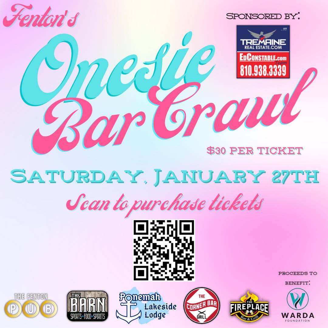CBGFenton's tweet photo. Get your tickets now for Fenton's Onesie Bar Crawl! π»
ποΈ Saturday, January 27th, 2024
β° 12PM - 5PM
ποΈ https://t.co/W5ABtwbPmm
#CBG #cbgfenton #CornerBar #OnesieBarCrawl #barcrawl #bars #drinks #music #entertainment #dancing #party #event https://t.co/b9NNd6CeKa