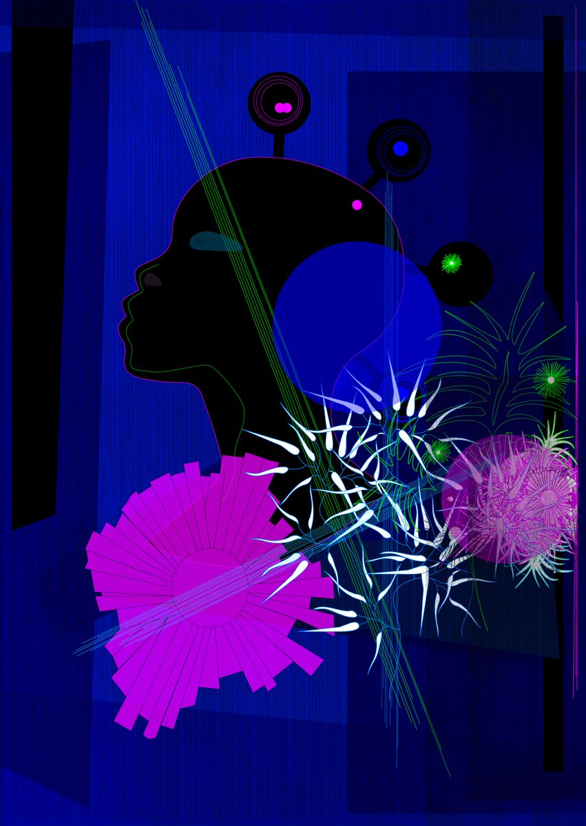 BaltazarGarden's tweet photo. Gm ❤️‍🔥⚡️🎲

Today, you're in the mood for a neon garden 💙

Happy creative day to you all 💙

#generativedice #nftcollectors #NFTCommumity #tezos #generativeart #nftart  #collage #tezosart #variations #garden https://t.co/PQn5UjZynR