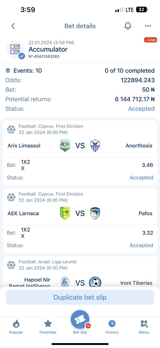 GRX3T - @1xBet_Eng 122K ODDS “10/10 DRAWS” Stake Responsibly ✝️✝️ Wish u all good luck🤞 🙏❤️ 👉Register : clcr.me/pOCbJB *Use promo code: CHIZZY100