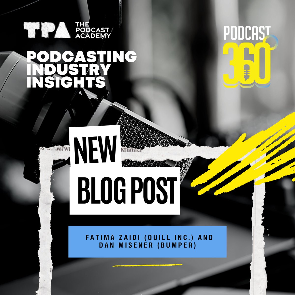 The Podcast Academy (@podcastacademy) on Twitter photo Revisit this Podcast 360 Episode in our latest blog post. 🎙️ Hosted by Fatima Zaidi, this discussion features a deep dive into podcasting with guest Dan Misener.
Read more: thepodcastacademy.com/podcasting-ind…
<a href="/inc_quill/">Quill Inc</a> <a href="/zaidiafatima/">Fatima Zaidi</a> <a href="/DCPofficial/">DCP Entertainment</a> #podcast360 Revisit this Podcast 360 Episode in our latest blog post. 🎙️ Hosted by Fatima Zaidi, this discussion features a deep dive into podcasting with guest Dan Misener.
Read more: thepodcastacademy.com/podcasting-ind…
<a href="/inc_quill/">Quill Inc</a> <a href="/zaidiafatima/">Fatima Zaidi</a> <a href="/DCPofficial/">DCP Entertainment</a> #podcast360