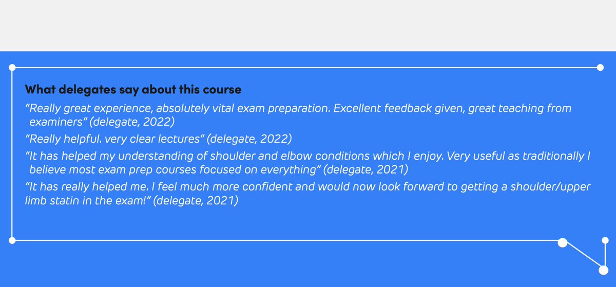 Kishan Gokaraju (@kishangokaraju) on Twitter photo Looking forward to our next #upperlimb #FRCS course on 6th-8th March. Bigger & better with lectures & #viva sessions from internationally renowned faculty on💪&👍 #surgery.
oruk.org/upcoming-event…
Thanks <a href="/OR_UK/">Orthopaedic Research UK</a>!
<a href="/BritOrthopaedic/">BOA</a> <a href="/bessconference/">British Elbow & Shoulder Society</a> <a href="/BSSHand/">British Society for Surgery of the Hand</a> <a href="/bota_uk/">BOTA</a> Looking forward to our next #upperlimb #FRCS course on 6th-8th March. Bigger & better with lectures & #viva sessions from internationally renowned faculty on💪&👍 #surgery.
oruk.org/upcoming-event…
Thanks <a href="/OR_UK/">Orthopaedic Research UK</a>!
<a href="/BritOrthopaedic/">BOA</a> <a href="/bessconference/">British Elbow & Shoulder Society</a> <a href="/BSSHand/">British Society for Surgery of the Hand</a> <a href="/bota_uk/">BOTA</a>