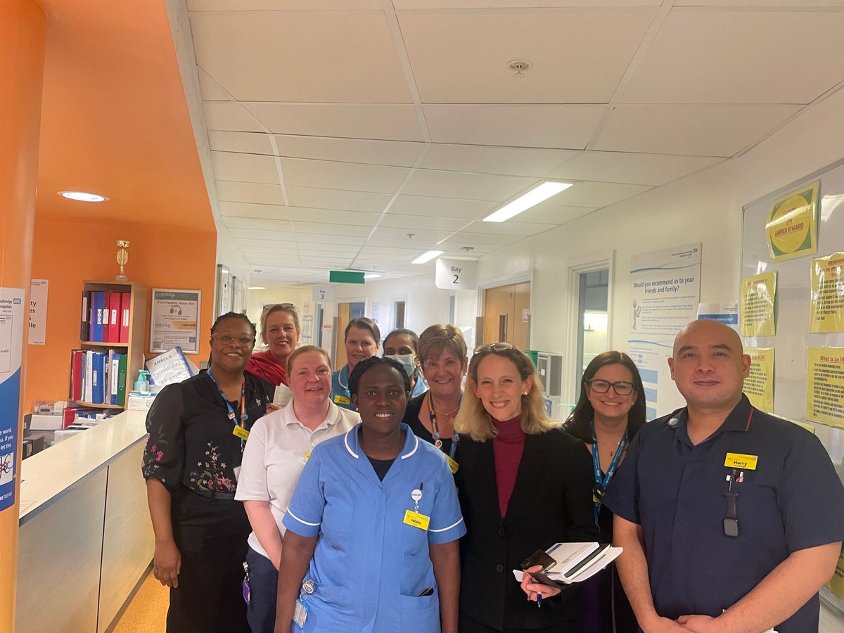 We've welcomed <a href="/BriceEm/">Em Wilkinson-Brice 💙</a> and <a href="/CarolynALMay/">Carolyn May 🇺🇦</a> to Queen's Hospital this afternoon.

They got to experience who we are as an organisation and saw what we're doing to improve as a place to work.