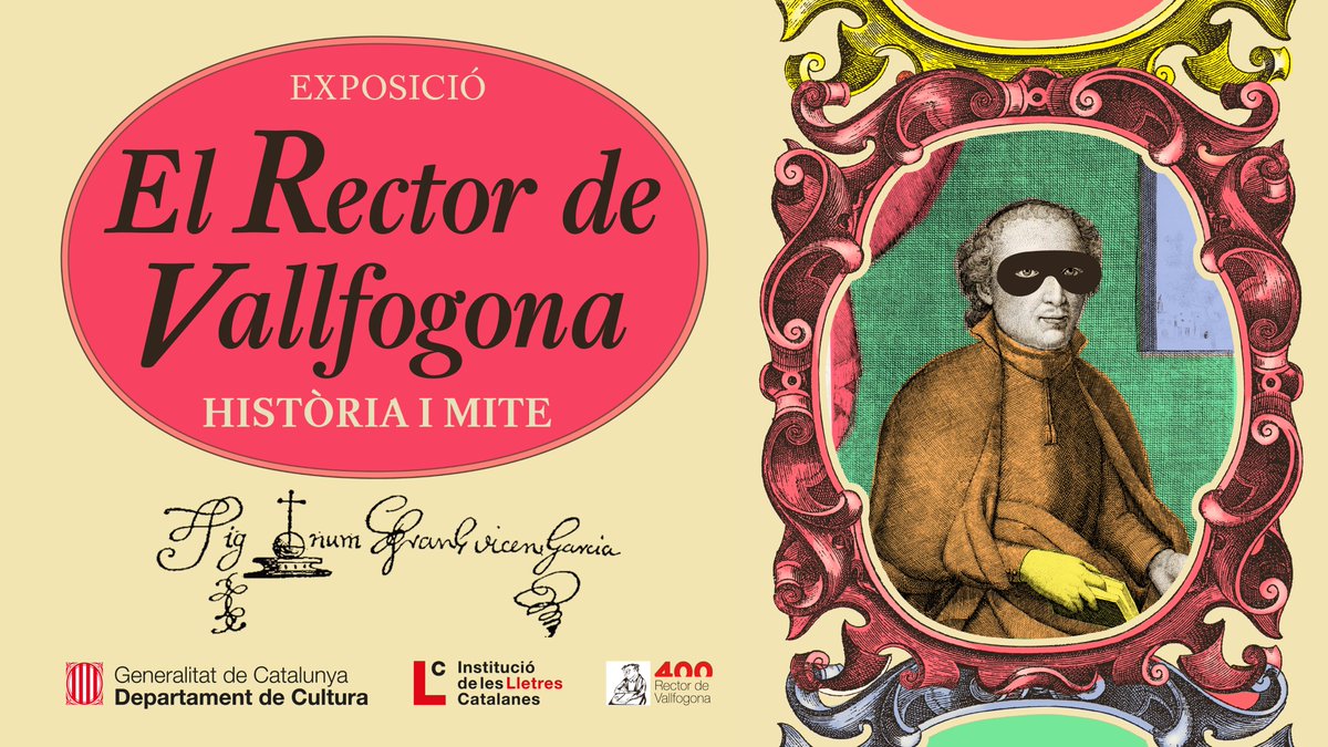 FGCcorporatiu's tweet photo. 🗣️ L'Espai Provença de #Ferrocarrils acull una exposició que narra la vida i l'obra de Francesc Vicent Garcia, El Rector de Vallfogona, produïda per @lletres amb motiu dels 400 anys de la seva mort #AnyRector
🕘 De 9h a 21h
🗓️ Fins al 15 de febrer
📍 Estació de Provença d'#FGC https://t.co/KoKbrZ4Y6K