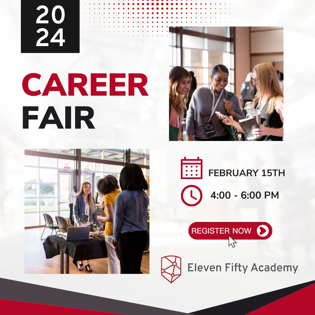 elevenfifty's tweet photo. Mark your calendars! We're hosting a Career Fair on February 15, 2024 from 4-6 p.m. at Indiana Wesleyan University. Free to attend, this is your chance to shine and secure positions with some amazing organizations! Register now at: https://t.co/qh6iTBdInt #indyjobs #indyhiring https://t.co/WTtGjay1A5