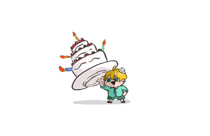 「男の子 バースデーケーキ」のTwitter画像/イラスト(新着)