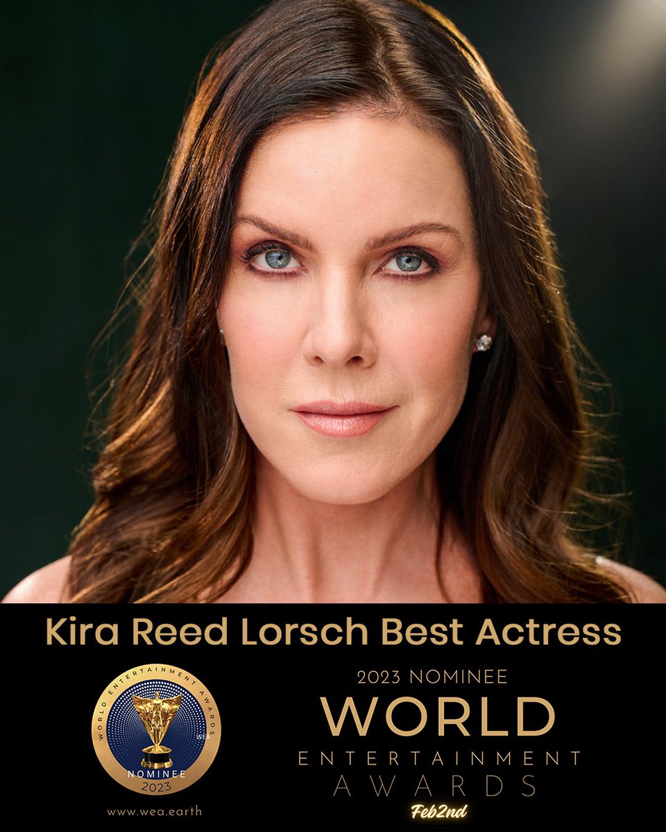 kirareedlorsch's tweet image. Grateful and honored to be nominated for #wea #BestActress @worldentawards 🙏💛 #actress #kirareedlorsch