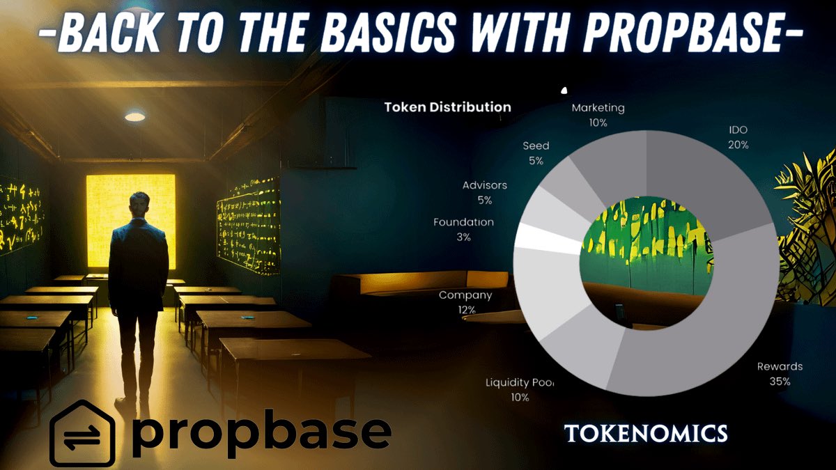 MrBrondorDeFi's tweet photo. -BACK TO THE BASICS-

Mr. Brondor brings you between the school desks today Tribe! 🤓

$PROPS is growing strong as the BEST RWA project out there and possibly the most rewarding R:R asset of 2024.

As we await the official staking app, product launches, and much more (along with the new 2024 roadmap coming soon 👀)

LET'S DIVE INTO $PROPS TOKENOMICS!

💼 Supply: 1.2 B Tokens

🔒 Fixed supply: No new tokens can be minted, all allocations are governed by the SC (Smart Contract) on TGE (Token Generation Event)

🚀 IDO allocation: 20% of the total $PROPS tokens are reserved for a crowd-based IDO

🔐 Lock-Ups:

- Corporate, Foundation, Seed: Staggered lock-ups up to 60 months for long-term success.

💹 Utility:

- Settlement Method: $PROPS drives the circular economy by serving as the single settlement method for all smart contract interactions on Propbase.

- Smart Contracts: 6 specialized contracts coded in Move that require $PROPS for updates to the global registry.

Rewards:

- 35% of the total offering dedicated to a robust rewards protocol that incentivizes new users and rewards existing users for smart contract interactions (Staking App for ex.)

🌐 PROPS Features:

- Aptos Blockchain: Low fees, instant throughput, and world-class security.

- Membership tiers: Users can stake $PROPS or USD for exclusive offers, promotions, and early access to new property listings.

- Stake Yields: Stake to earn returns that can be used for property purchases or direct crypto exchanges with minimal fees.

- Flexible Unstaking: Any amount staked can be unstaked at any time, ensuring user flexibility.

DYOR & NFA Tribe!