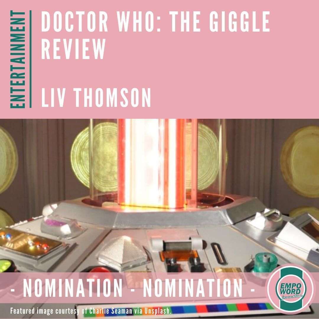 In our December entertainment nomination,  Liv Thomson reviews recent Doctor Who special, ‘The Giggle.’

The winner will be chosen by our EiCs and announced on Sunday!

You can read <a href="/a_stankova/">a_stankova</a>'s article here ⤵️

buff.ly/3U5hjCB 

#EmpowordAOM