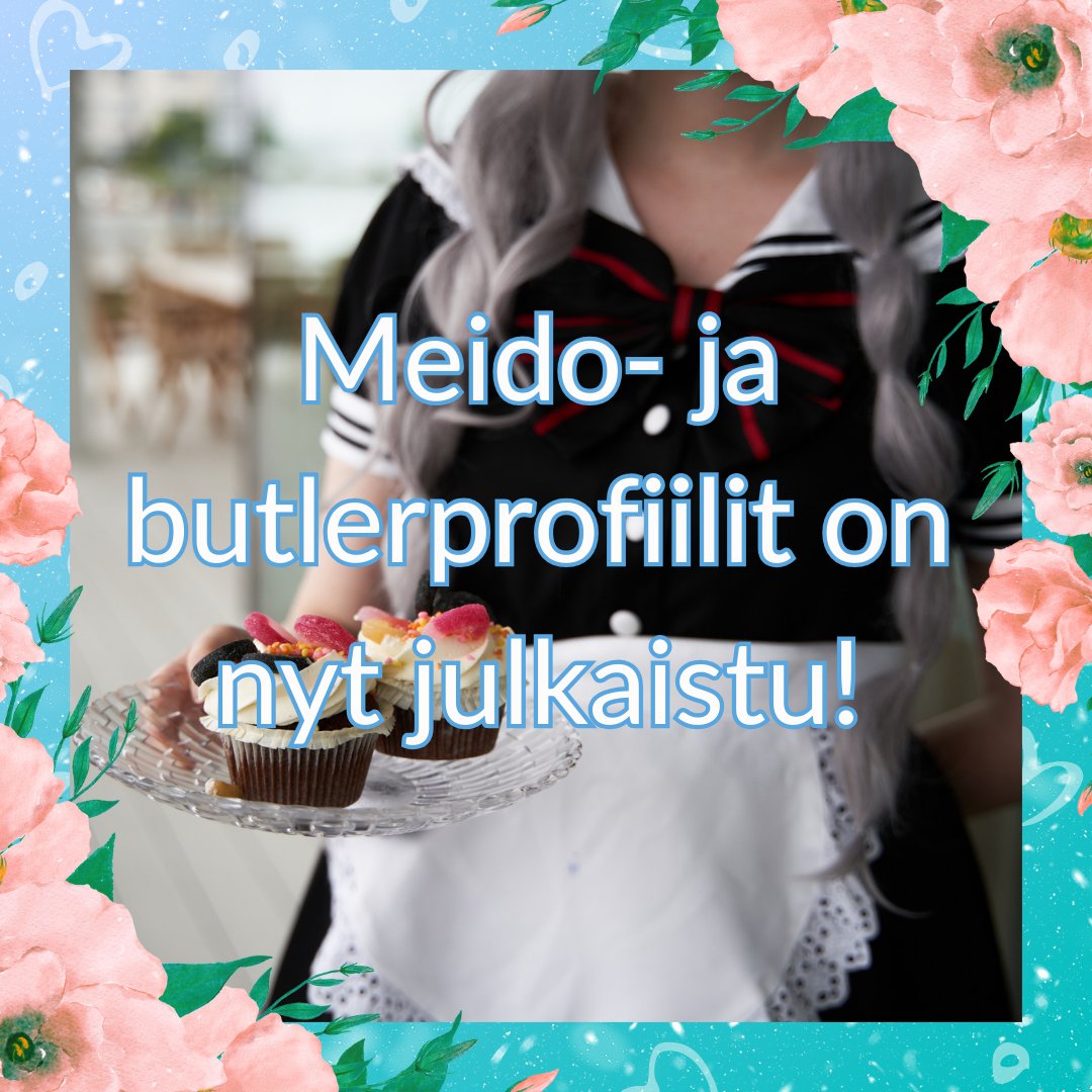 Meido- ja butlerprofiilit on nyt julkaistu ja voit tutustua niihin kotisivuillamme!
Löydät ne täältä:
desucon.fi/frostbite2024/…

Muistathan myös tutustua kahvilan ajanvarausohjeisiin.
desucon.fi/frostbite2024/…

Kuva: minapamina