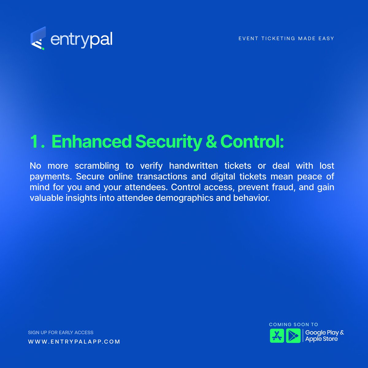 entrypalapps's tweet photo. As an event organiser, @entrypalapps platform can be a game-changer for your event, we help you save time, money, and stress while making your event more successful and enjoyable for both you and your audience.😎Get ready to spice up your ticket booking experience with #entrypal https://t.co/NHFNL0GymD