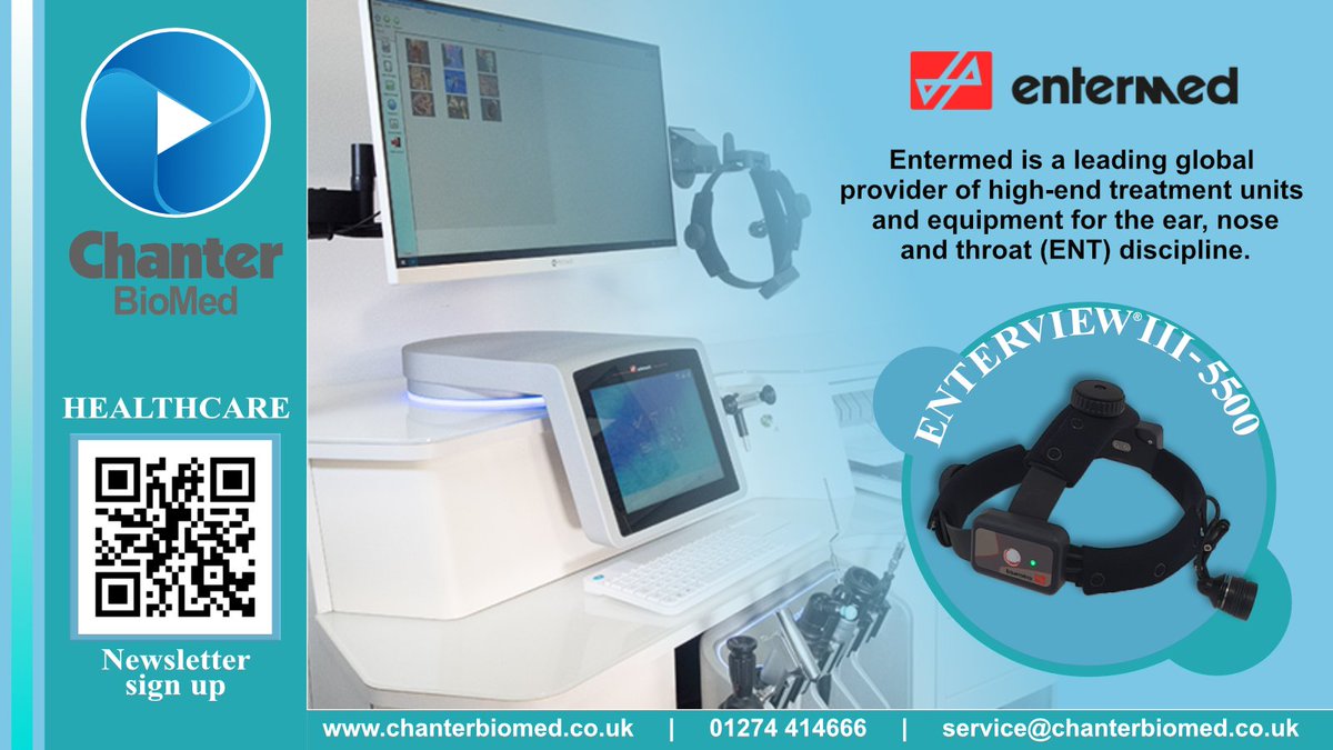Exploring options for state-of-the-art ENT equipment – reach out to us for a personalized quote!

#chanterbiomed #entermed #healthcare #engineering #nhs #ent #medical #medicaldevices