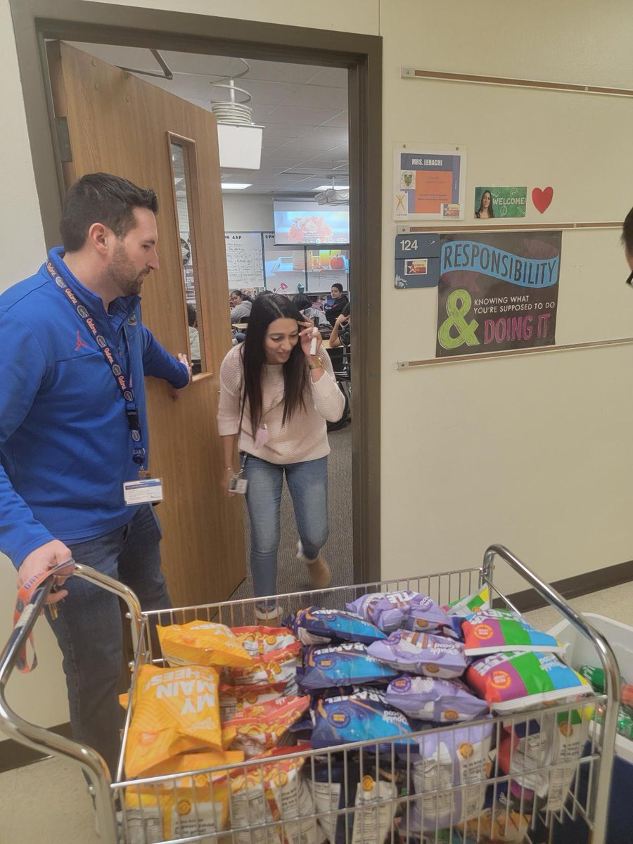 We just wanted to POP🍿 in and let our staff and teachers know just how much we appreciate them!