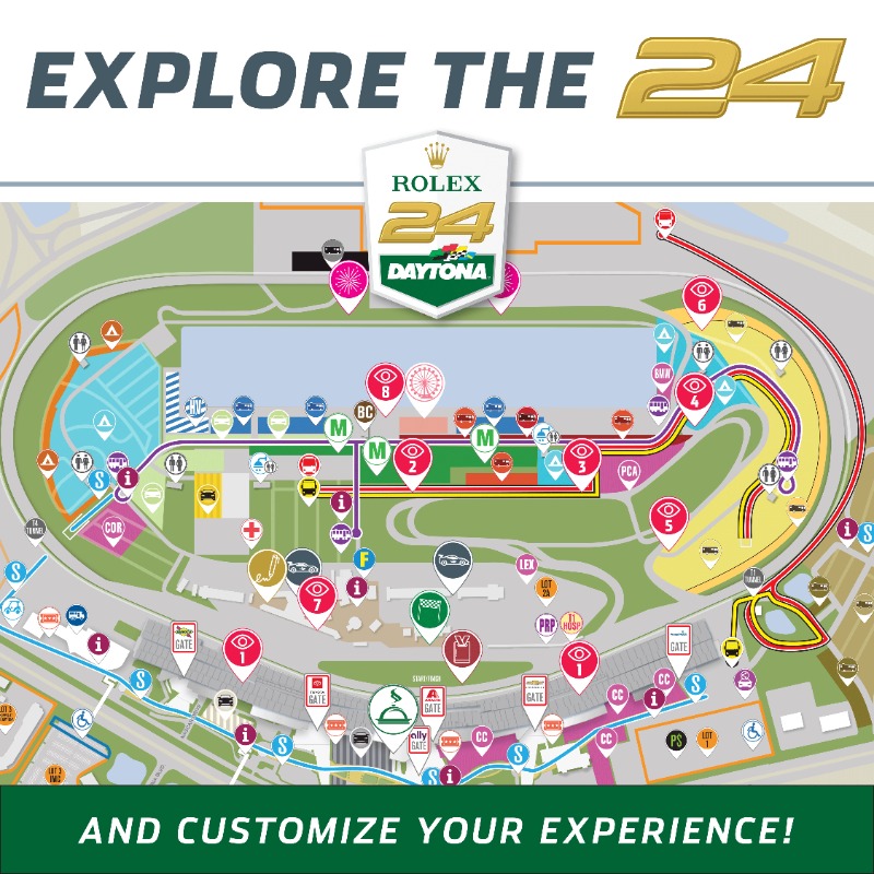 Rolex24Hours's tweet photo. The #Rolex24 is here!

Review our fan guide to stay up to date on schedules, view maps, learn about parking, &amp; so much more! 

Download the app to have everything you need all in one place!
