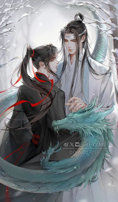 This dragon a cat too ~   #蓝忘机0123生日快乐 #忘羨 #MDZS