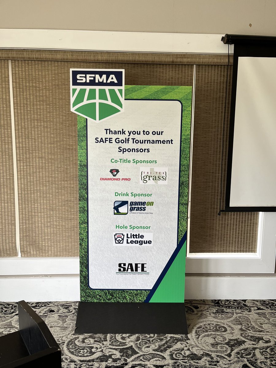 Diamondpropgp's tweet photo. @FieldExperts another SFMA SAFE golf tournament @tritexgrass https://t.co/qPBOb5kbdL