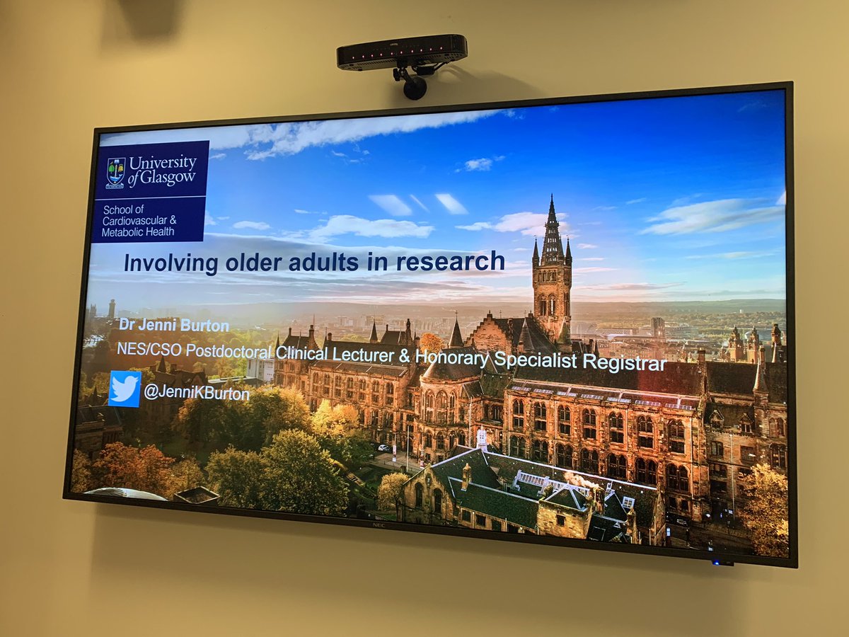 JenniKBurton's tweet photo. Proper #clinicalacademic day today with morning ward round and afternoon engaging @UofGMVLS medical students SSC talking about #research inclusion &amp; older people including @Age_and_Ageing paper https://t.co/2IFHtEOiCB led by @VickiG_physio Thanks @drstefanielip for suggesting me https://t.co/i82E7BRDne