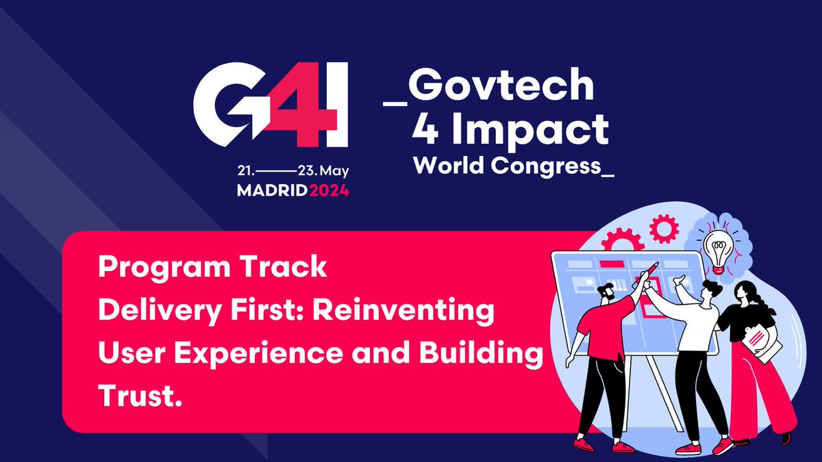 G4Icongress's tweet photo. 🌟Introducing #G4I2024 #programtrack Delivery First: Reinventing User Experience and Building Trust. 🎯Let's revolutionize public services, making them seamless, efficient, and personalized! Learn more about our #program here: https://t.co/gLkq1TmAnU
#GovTech https://t.co/U93MceSVDU