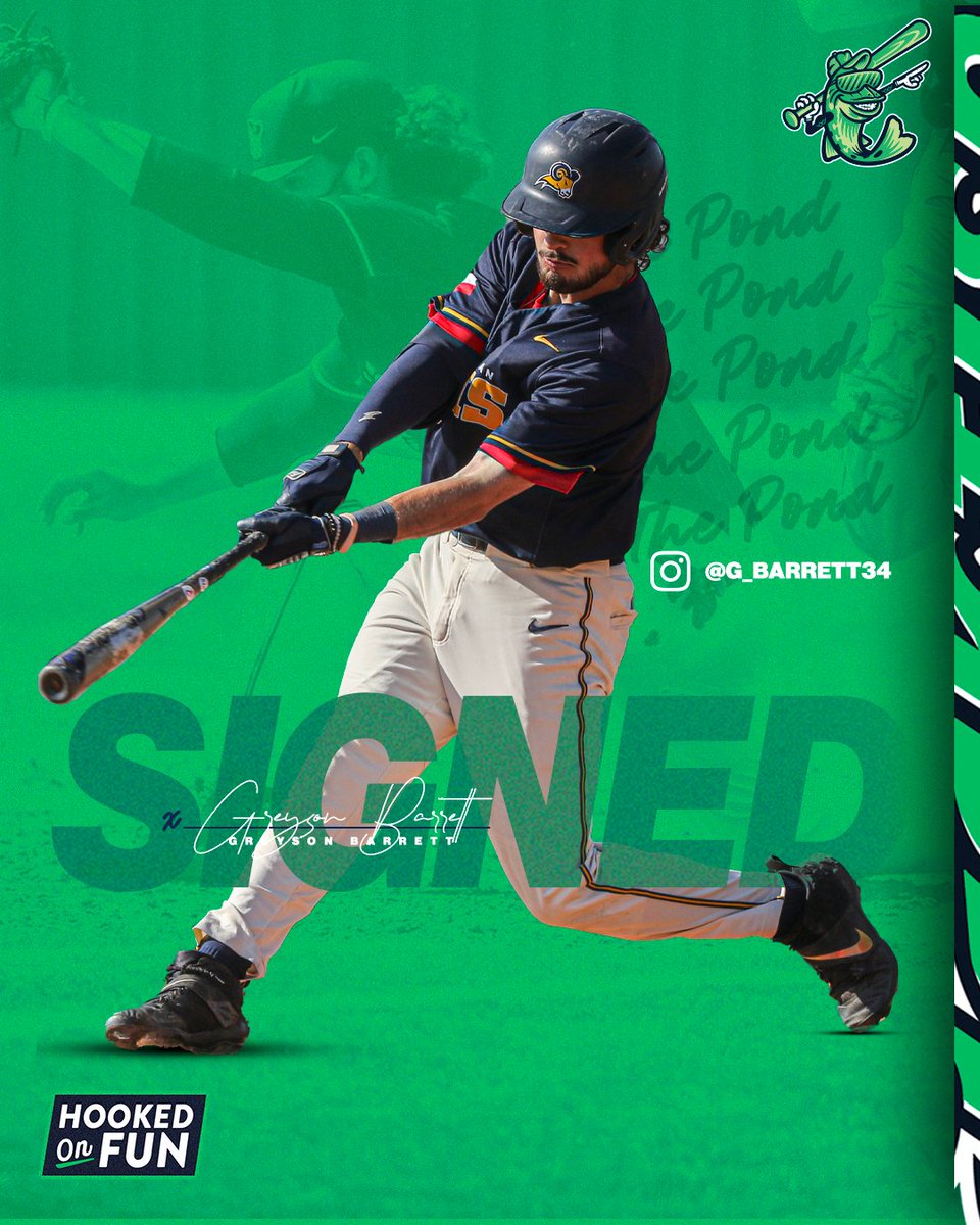 WELCOME TO THE POND 🐟

The Fish reload by adding Barrett’s big bat 👀

📰 wellandjackfish.com/news/jackfish-…

#HOOKEDonFUN