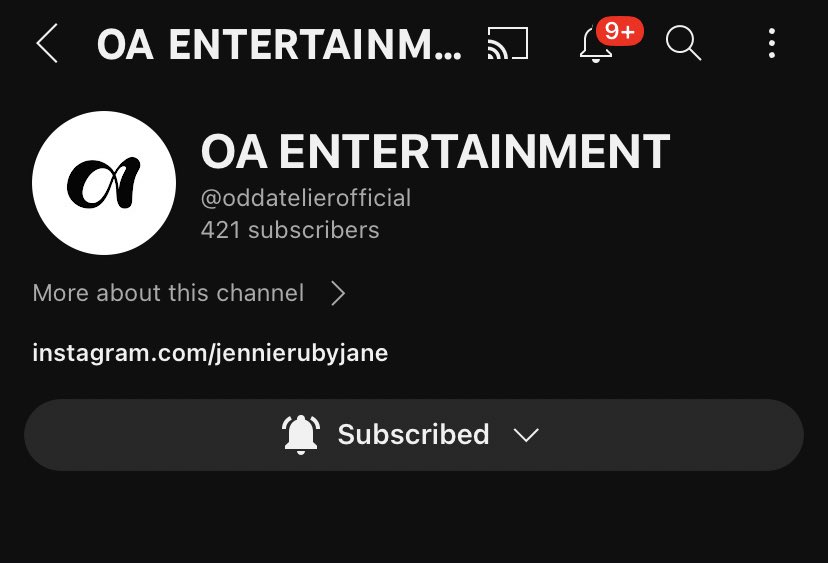 BBU_BLACKPINK's tweet photo. #BLINKS SUBSCRIBE TO #JENNIE’s OA YouTube Channel!

🔗 https://t.co/1qyLTJ6yTf
#BLACKPINK @BLACKPINK @oddatelier https://t.co/hNzcAH3ihU