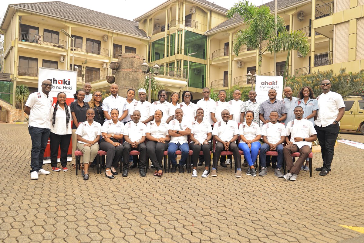afyanahakiug's tweet photo. “As we embark on 2024, I express my sincere gratitude to each and every one of you. Your dedication, creativity and hardwork have been a driving force behind much of Ahaki’s successes over the years. The past year was incredibly transformative for Ahaki, it solidified our vision and rolled out key initiatives that are essential for guaranteeing Ahaki’s continuity.” - Dr @MulumbaMoses_ during his opening remarks at day one of Ahaki’s beginning of year staff retreat.