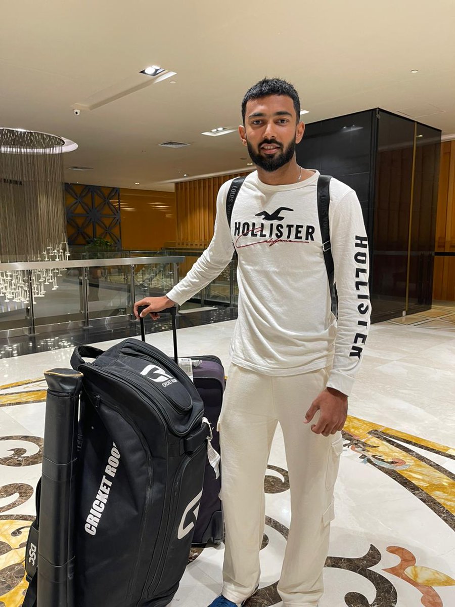 aarishkh's tweet photo. Checked-In for @spl20official with hometown team @karachighazis 💙

#Cricket #SindhPremierLeague #PakistanCricket https://t.co/1IKVpvThOa