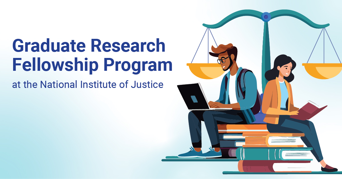 🚨Fellowship alert!🚨 We released our Grad Research Fellowship #NIJGRF solicitation. Anyone looking for a dissertation fellowship this year? Consider @OJPNIJ & connecting your studies to advancing safety & justice for all! First deadline for this is 4/10: nij.ojp.gov/funding/opport…