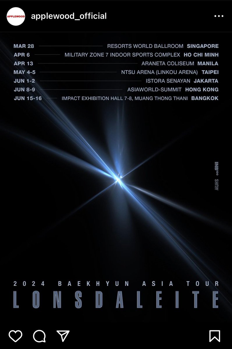 CBVN ở ẩn lâu quá đến lúc ngoi lên rồiiiii
#백현 #BAEKHYUN #2024BAEKHYUNASIATOUR #Lonsdaleite #APPLEWOOD