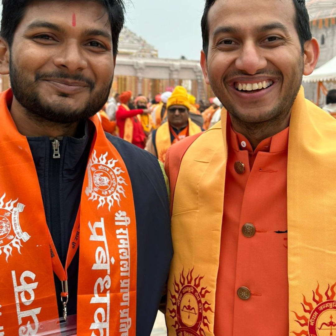 riteshagar's tweet photo. To pull off an event of this scale - thousands of security forces, volunteers, sevaks and more have spent countless hours to ensure that this is a wonderful experience for everyone. 

They are the silent heroes who made us all welcome Ram Lalla with joy and happiness in our hearts. 

A heartfelt thanks to all of them for their selfless service.