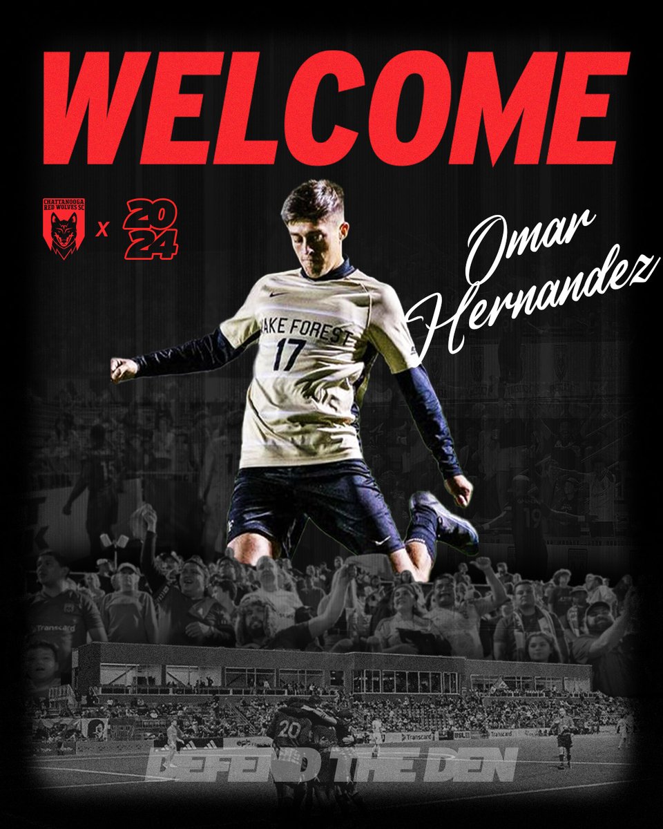 Welcome to the Chattanooga Red Wolves, Omar Hernández 🤝 The 2019 Gatorade Player of the Year and former Dalton Red Wolves player was announced at a special community event in Dalton this past Saturday. 📰: bit.ly/3UaQgFV #DaleLobos 🔴🐺 #DaleOmar