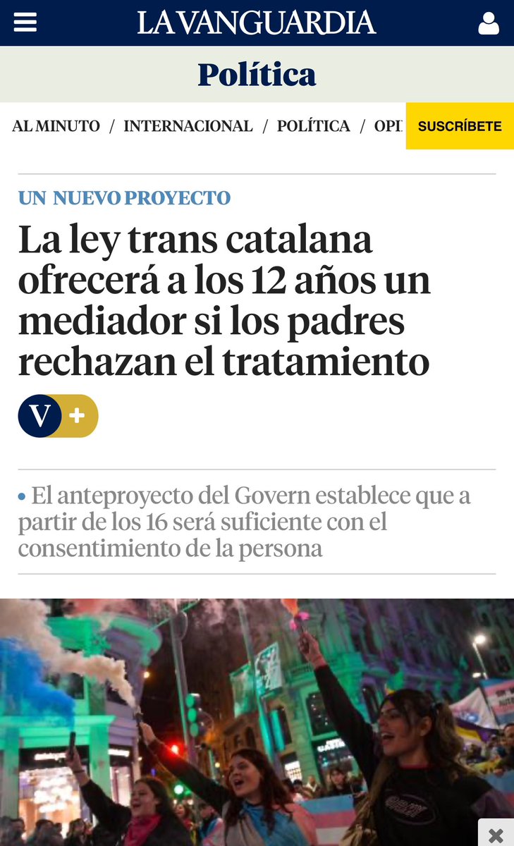 DesdelaTorreTV's tweet photo. Tenim un govern q es proposa prohibir q un jove de 17 anys accedeixi a una pàgina porno, i per l’altre cantó fa una llei q permet q un nen de 12 anys s’amputi els genitals (de manera irreversible) tot i no comptar amb el vistiplau dels pares, aquells q més l’estimen.
Feixisme pur https://t.co/s54koYJO4K