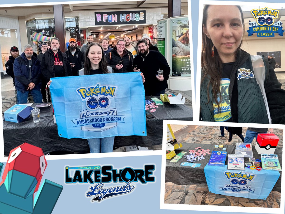 Porygon #PokemonGOCommunityDay Classic was a success! And look at that awesome Ambassador vest! 😍 #PokemonGO