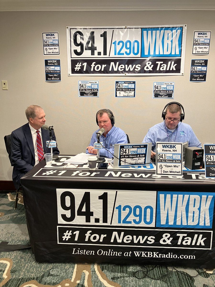 It’s the eve of the #FITN Presidential Primary and New Hampshire Secretary of State David Scanlan is starting the day with a visit to Radio Row🎙