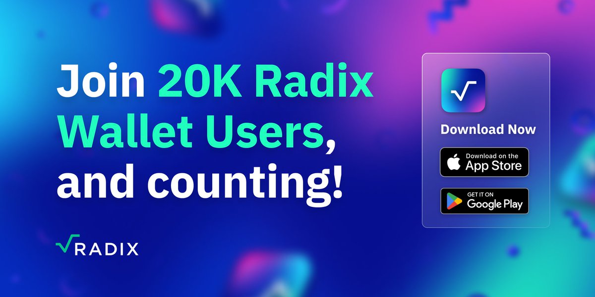 radixdlt's tweet photo. The Radix platform is blossoming! ❤️‍🔥

With 20K+ wallet downloads and average daily transactions increasing from 1,500 to 5,000 in only one month, the Radix Ecosystem is alive and kicking.

Immerse yourself in the Radix Ecosystem – your wallet awaits!

https://t.co/YQVhNz1q73 https://t.co/UlHNWoSXJ9
