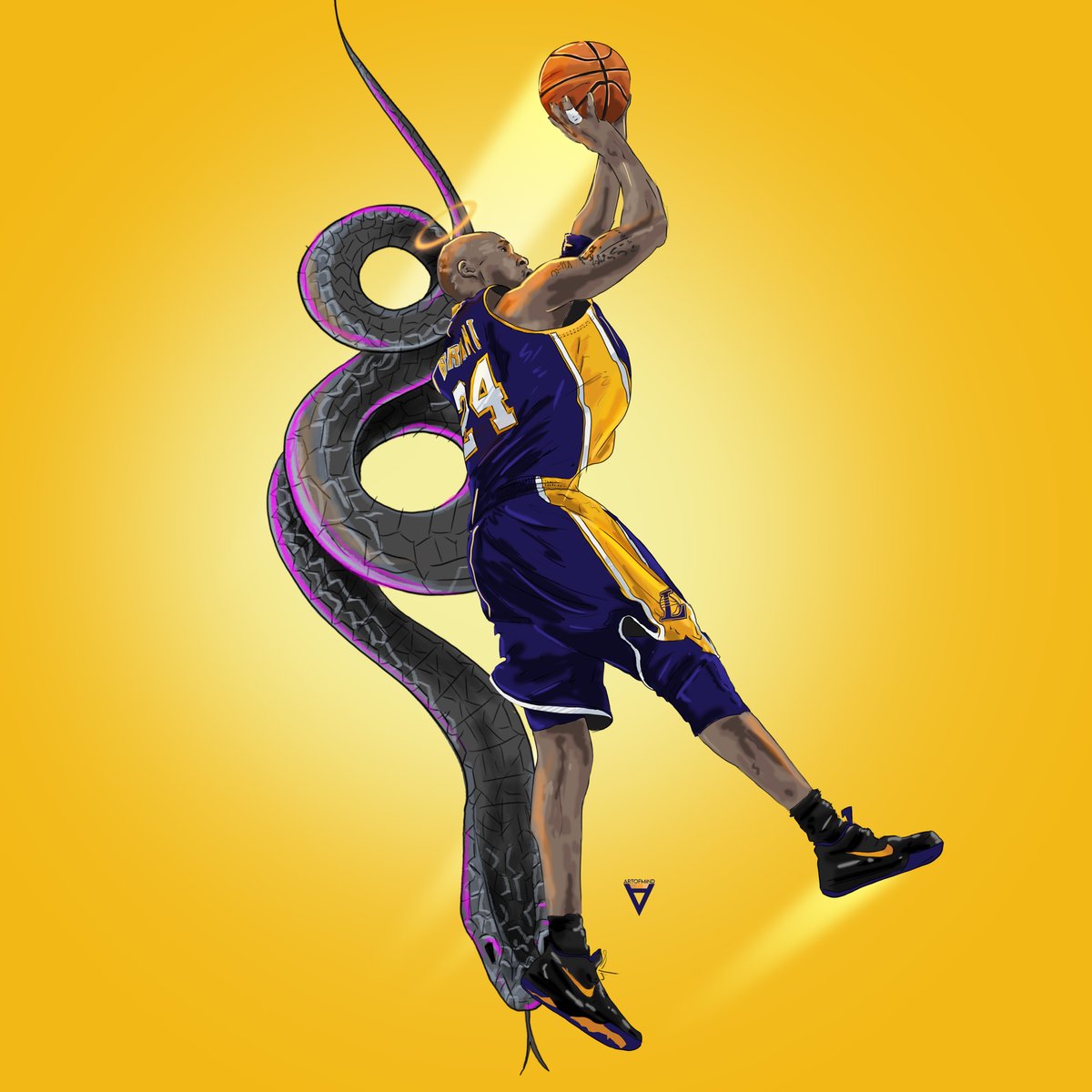 aomdrawings's tweet image. Happy Mamba Monday! 

#BlackMamba #MambaOut #MambaForever #Kobe #Bean #KobeBryant #LakeShow #aom #nbaart