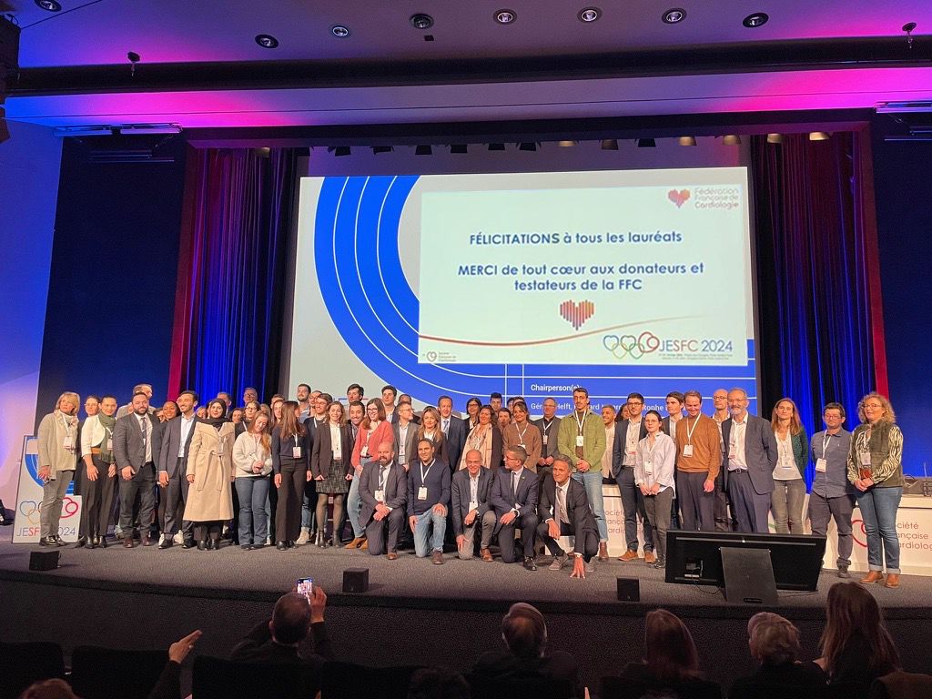IRIS Team Carmen Laboratory (@laboratoryiris) on Twitter photo Last Thursday, the "Fédération Française de Cardiologie" Awards were presented at the #JESFC2024. Three members of our team <a href="/BochatonThomas/">thomas.bochaton</a>, <a href="/SylvieDucreux/">Sylvie Ducreux</a> and <a href="/sleboube/">Simon Leboube</a> were among the recipients. Thank you to the <a href="/fedecardio/">Fédé de cardiologie</a> for supporting our research projects. Last Thursday, the "Fédération Française de Cardiologie" Awards were presented at the #JESFC2024. Three members of our team <a href="/BochatonThomas/">thomas.bochaton</a>, <a href="/SylvieDucreux/">Sylvie Ducreux</a> and <a href="/sleboube/">Simon Leboube</a> were among the recipients. Thank you to the <a href="/fedecardio/">Fédé de cardiologie</a> for supporting our research projects.