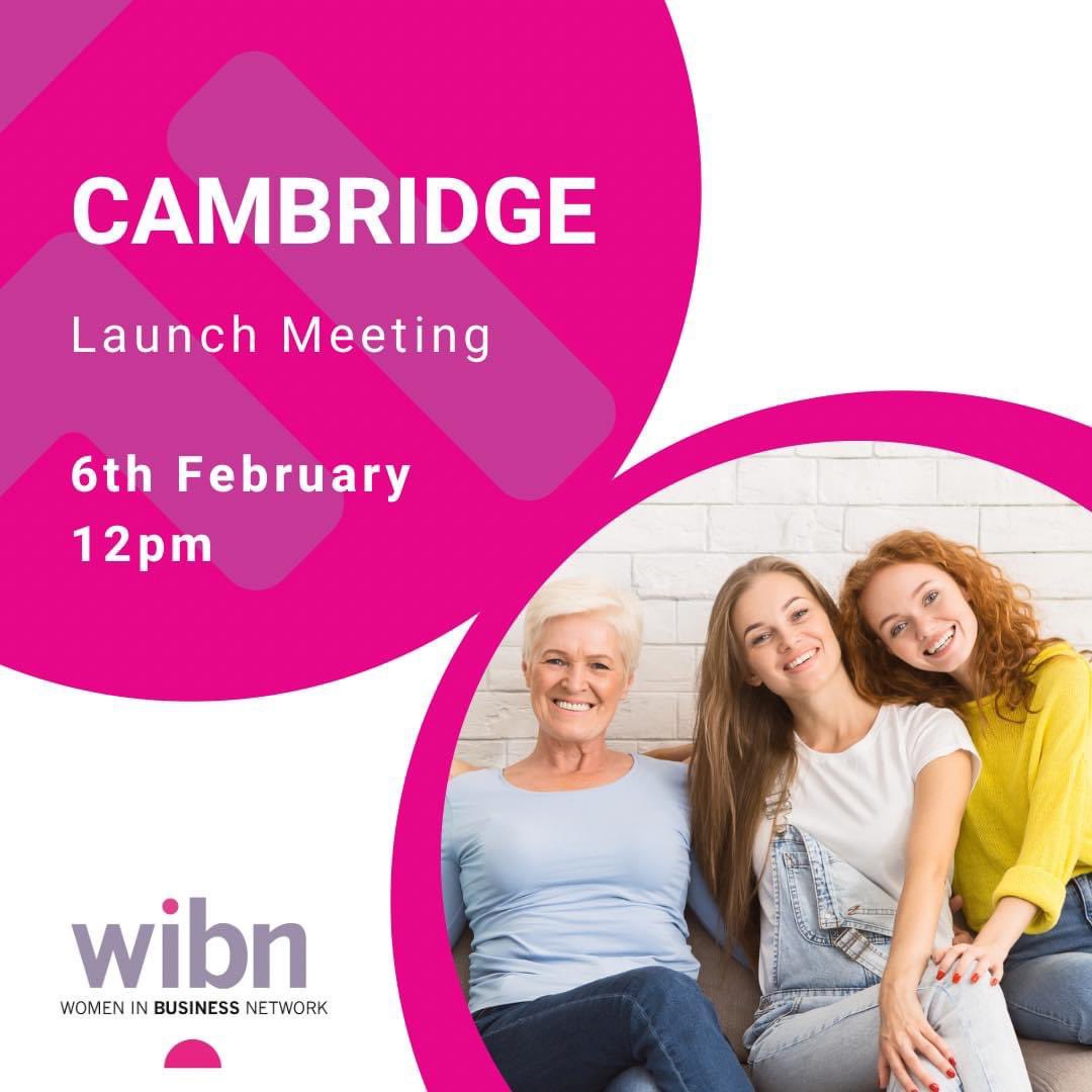 We have an exciting new WIBN group opening in Cambridge on the 6th February 🎉 You can get more details by clicking the link below or get in touch with franchisee Amy directly at Amy.wilkes@wibn.co.uk wibn.co.uk/events/EventDe… #NetworkingForWomen #WIBN #WomenInBusiness