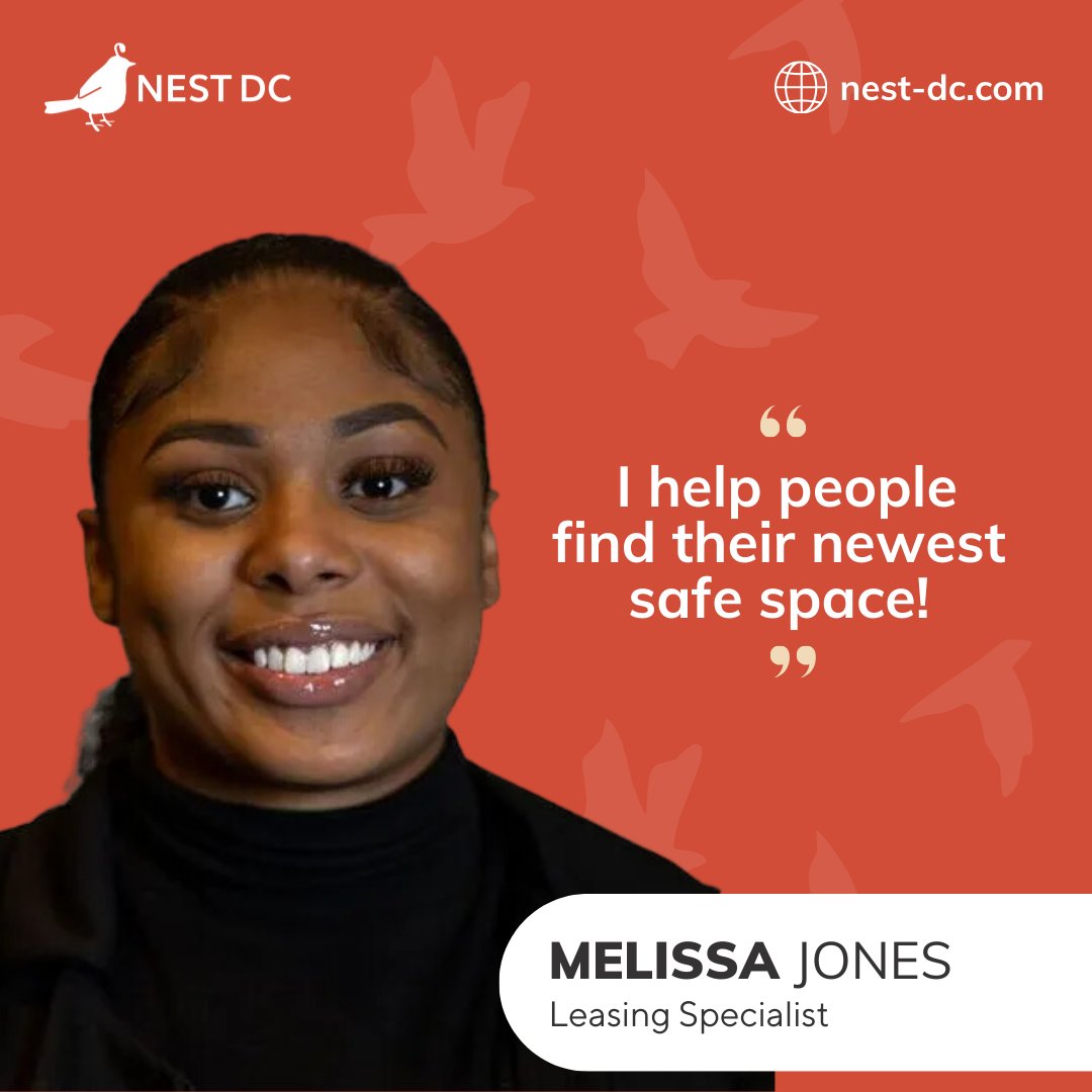 Home is more than a place, it's a feeling, and Melissa gets it! ✨

Melissa brings her deep knowledge of the DC rental market and a passion for client satisfaction to her role as a Leasing Specialist at Nest DC. 

Call us today at (202) 540-8038 or visit nest-dc.com!
