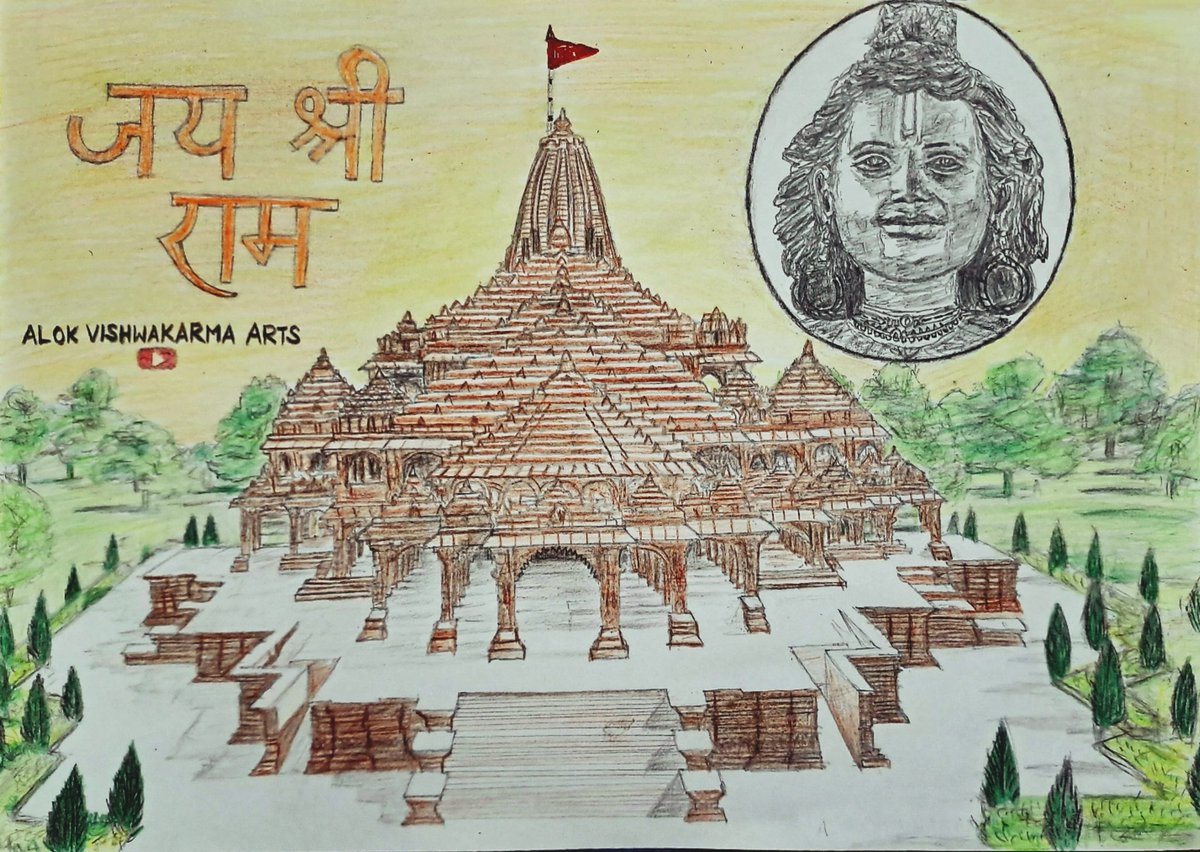 AlokVis14944510's tweet photo. New Artwork✍🏼 @visit_rammandir Jai Shree Raam🚩🙏🏻
#art #drawing #rammandir #ayodhya #drawing #jaishreeram #artist #alokvishwakarmaarts #colourdrawing #TwitterX https://t.co/nayhoCiqce