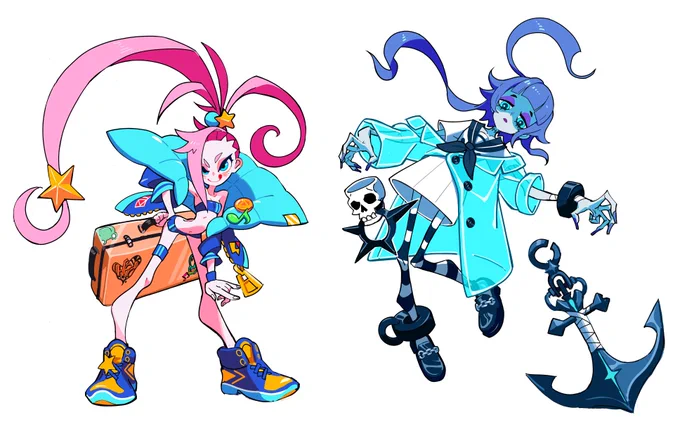 I'm a character designer from Japan. I attach great importance to expressing the character's personality.